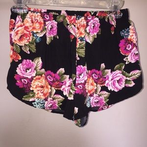 flower flowy shorts